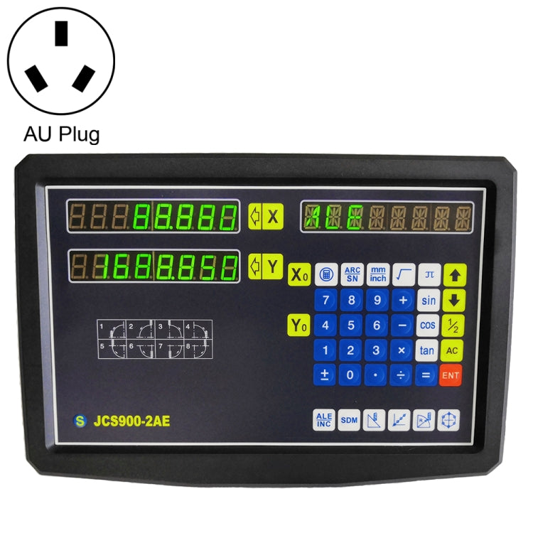 JCS900-2AE Two Axes Digital Readout Display Milling Lathe Machine, EU Plug, JCS900-2AE JCS900-2AE HC5465AU