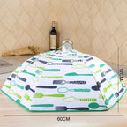 Folding Food Cover Keep Foods Warm Aluminum Foil Cover, Blue Tableware Pattern, Size: 60*60*17cm, Size: 60*60*17cm, Blue – Durable Build, Easy to Use