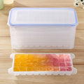 Small Square Ice Mold Trays Multi-layer Mold with Cover Ice Storage Box, 5 Layers, 5 Layers 5 Layers