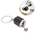Six-speed Manual Shift Gear Keychain Key Ring Holder Black