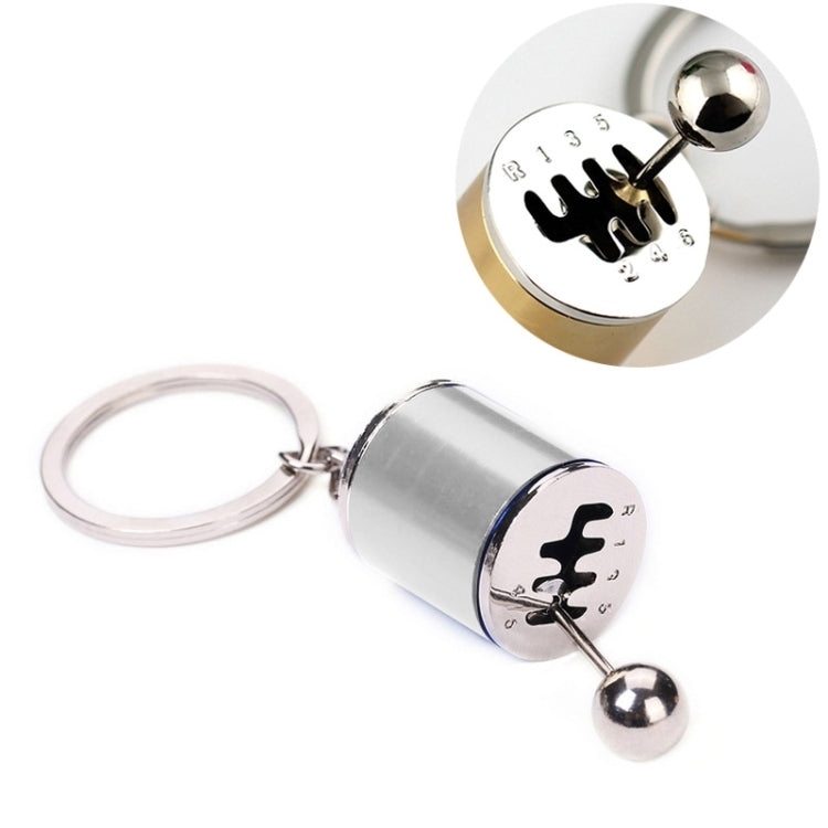 Six-speed Manual Shift Gear Keychain Key Ring Holder – Ring Holder Silver