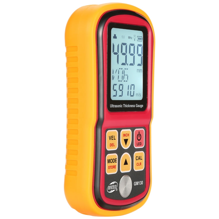 BENETECH GM130 Ultrasonic Thickness Meter Tester Gauge, Measure Range: 1.00~300.0mm, GM130 – Durable Build, Easy to Use
