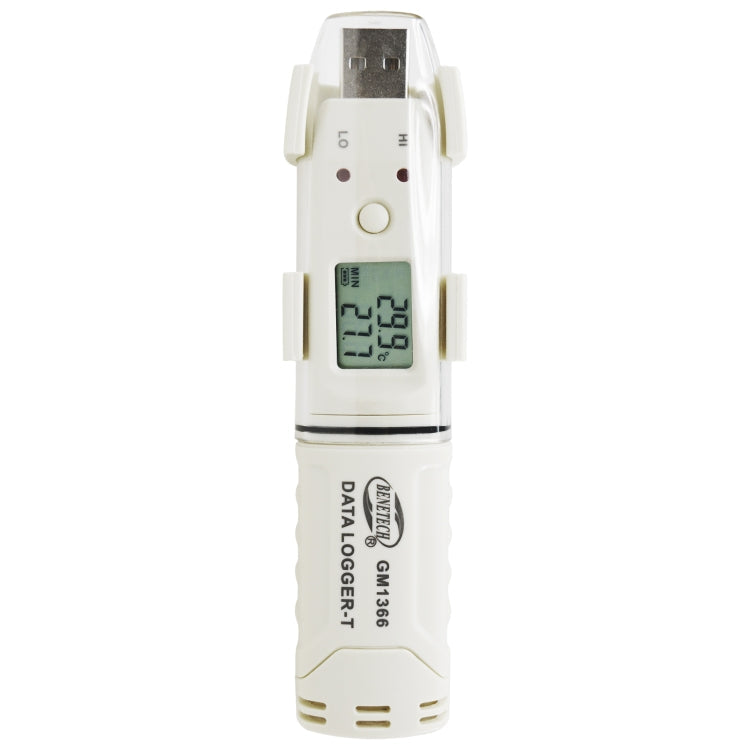 BENETECH GM1366 USB Digital Temperature Recorder Meter with Alarm, GM1366 GM1366