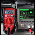 BSIDE ADMS6 High-precision Fully Automatic Small Digital Intelligent Multimeter with HD Digital Display & Shockproof Cover, Support Function Range Switch & Double-sided Pen Holder