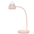 Cat Shape Double Light Source Design LED Desk Night Lamp, Support 3 Brightness Control Pink