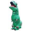 Inflatable Dinosaur Adult Costume Halloween Inflated Dragon Costumes Party Carnival Costume for Women Men Green