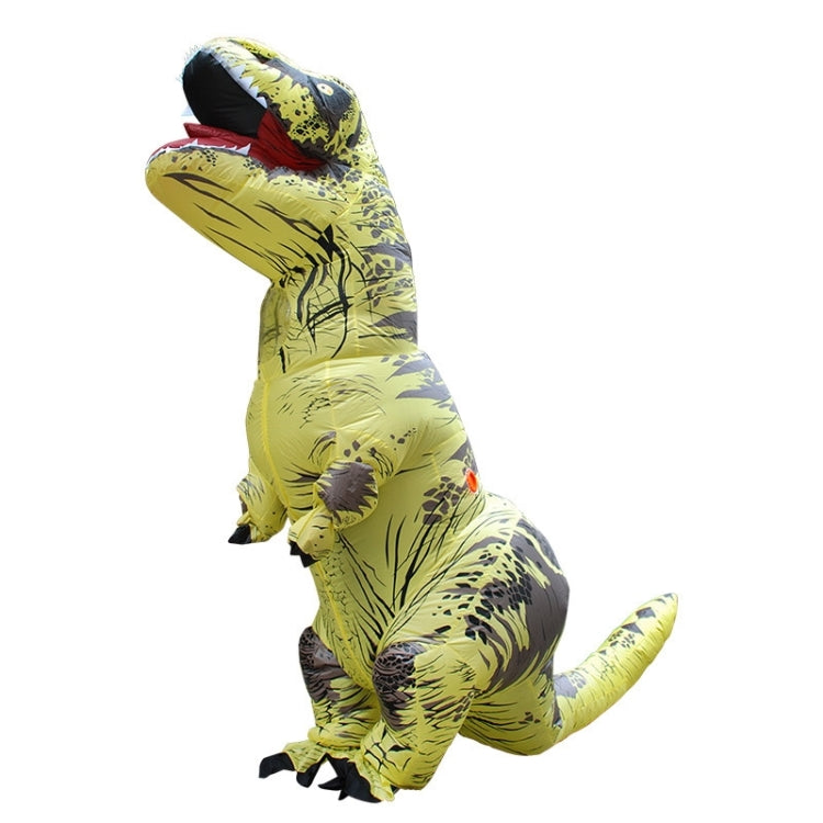 Inflatable Dinosaur Adult Costume Halloween Inflated Dragon Costumes Party Carnival Costume for Women Men – Durable Build, Easy to Use Yellow