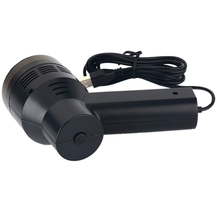 HK-6019A 3.5W Portable USB Powerful Suction Cleaner Computer Keyboard Brush Nozzle Dust Collector Handheld Sucker Clean Kit for Cleaning Laptop PC / Pets, USB Cable Length: 1.8m, DC 5V(Black) – Durable Build, Easy to Use