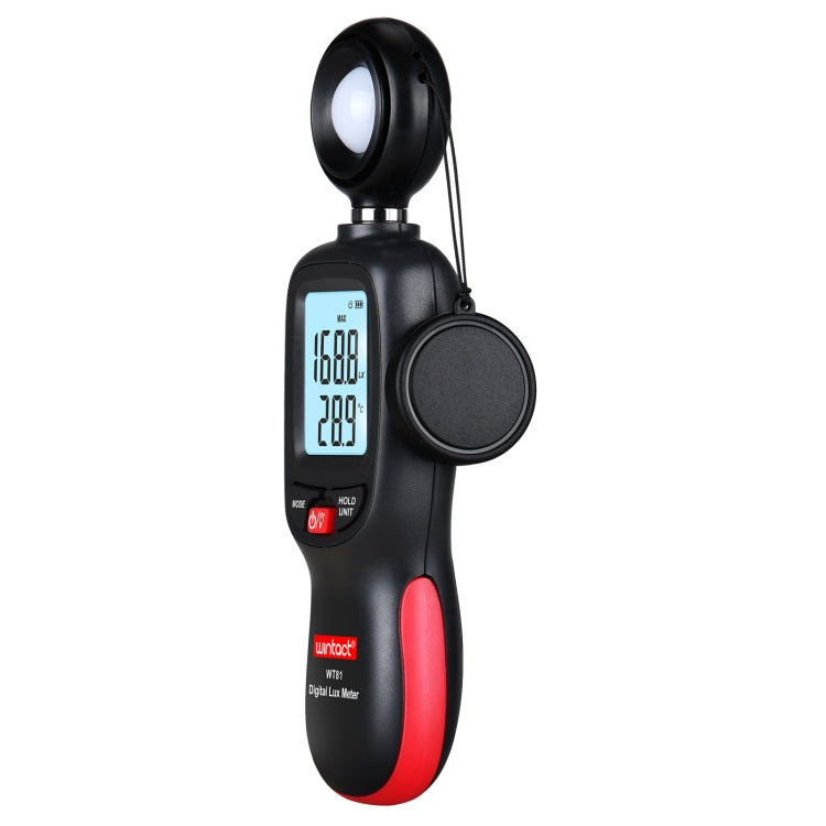 Wintact WT81 Digital Light Lux Meter for Factory / School / House Various Occasion, Range: 0-200,000 Lux – Durable Build, Easy to Use