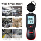 Wintact WT81 Digital Light Lux Meter for Factory / School / House Various Occasion, Range: 0-200,000 Lux – Durable Build, Easy to Use