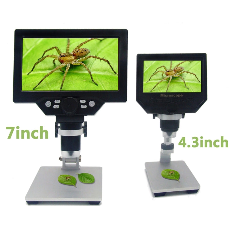 G1200 7 inch LCD Screen 1200X Portable Electronic Digital Desktop Stand Microscope, AU Plug, Lithium Battery EU Plug, Lithium Battery UK Plug, Lithium Battery US Plug, Lithium Battery AU Plug