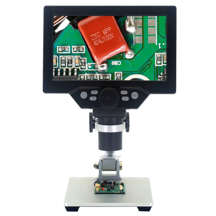 G1200 7 inch LCD Screen 1200X Portable Electronic Digital Desktop Stand Microscope, UK Plug, No Battery AU Plug, No Battery EU Plug, No Battery UK Plug, No Battery US Plug