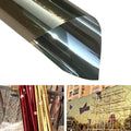 UV Reflective One Way Privacy Decoration Glass Window Film Sticker, Width: 90cm, Length: 1m, Width: 90cm Width: 90cm Gold