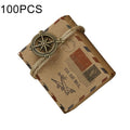 100 PCS European Wedding Retro Kraft Paper Mail Pattern Sugar Box, Size: 6x3.5x4.5cm, Compass shapped Compass shapped HC6029B