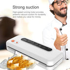 Household Commercial Food Vacuum Plastic Packaging Machine Sealer Closer Machine, US Plug, Food US Plug (Black), Food US Plug (White) – Durable Build, Easy to Use