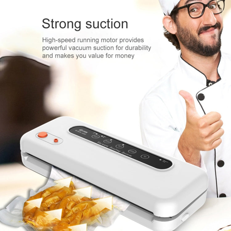 Household Commercial Food Vacuum Plastic Packaging Machine Sealer Closer Machine, US Plug, Food US Plug (Black), Food US Plug (White) – Durable Build, Easy to Use