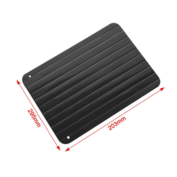 Kitchen Tool Rapid Defrosting Tray Thawing Plate Frozen Food Defrost Without Electricity, Size: 11.6 x 8 inch, Medium 3mm
