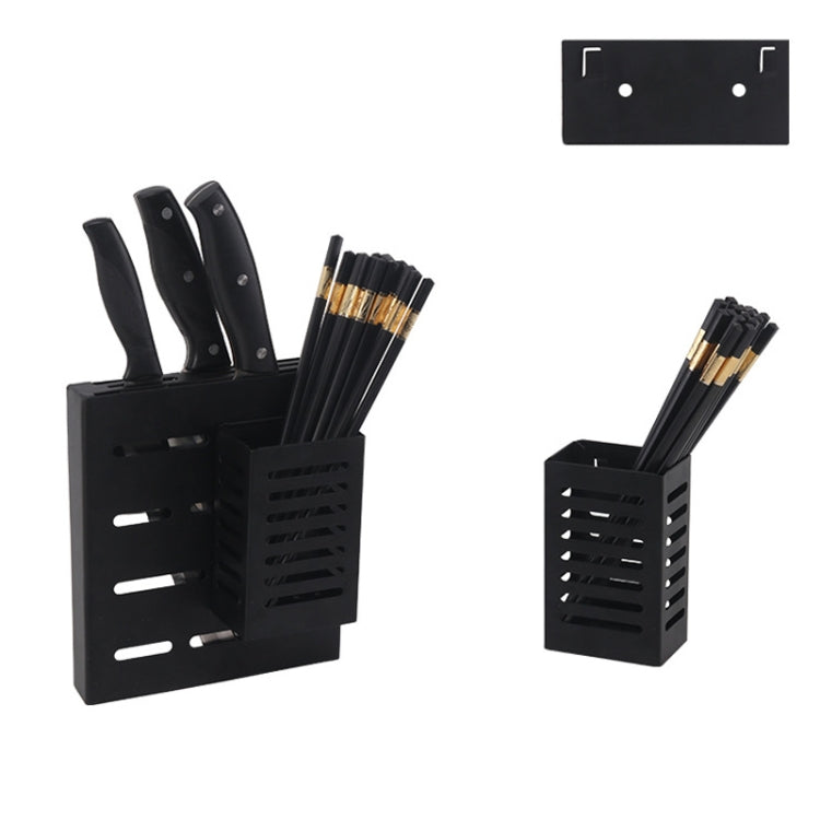 Stainless Steel Wall-mounted Kitchen Rack Hanging Kinfe Chopsticks Canister Holder, Kinfe Chopsticks Canister Holder Kinfe Chopsticks Canister Holder