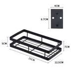 25cm Kitchen Punch-free Wall Mount Seasoning Storage Rack, 25cm – Durable Build, Easy to Use