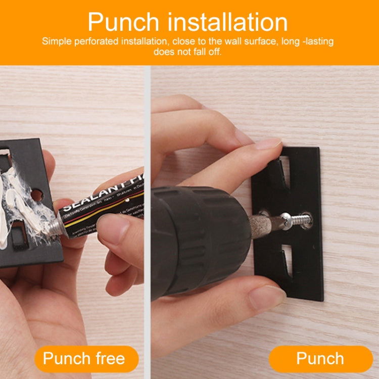 25cm Kitchen Punch-free Wall Mount Seasoning Storage Rack, 25cm – Durable Build, Easy to Use