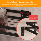 25cm Kitchen Punch-free Wall Mount Seasoning Storage Rack, 25cm – Durable Build, Easy to Use