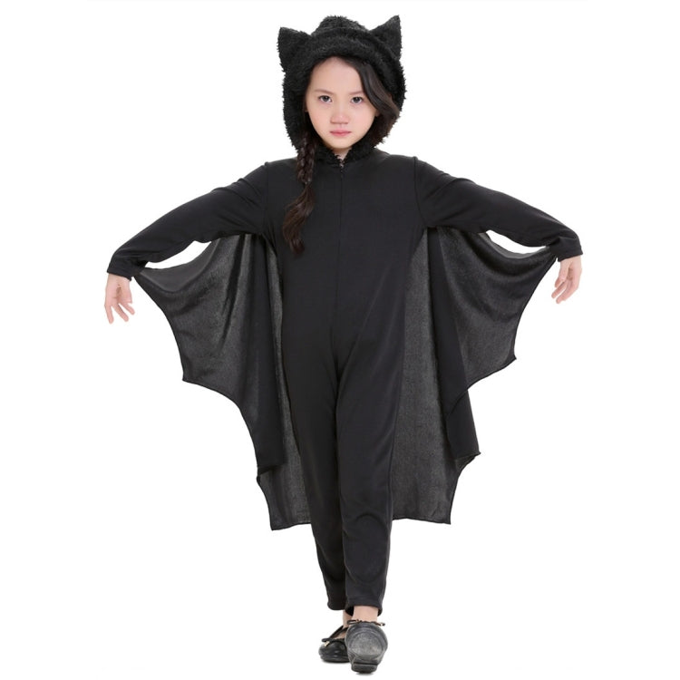 Halloween Costume Children Jumpsuit Bat Style Cosplay Costumes Stage Suit Size:S, Suggested Height:105-115cm, Size: S Children Size: S Children