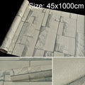 Qingyun Stone Creative 3D Stone Brick Decoration Wallpaper Stickers Bedroom Living Room Wall Waterproof Wallpaper Roll, Size: 45 x 1000cm, Qingyun Stone Qingyun Stone
