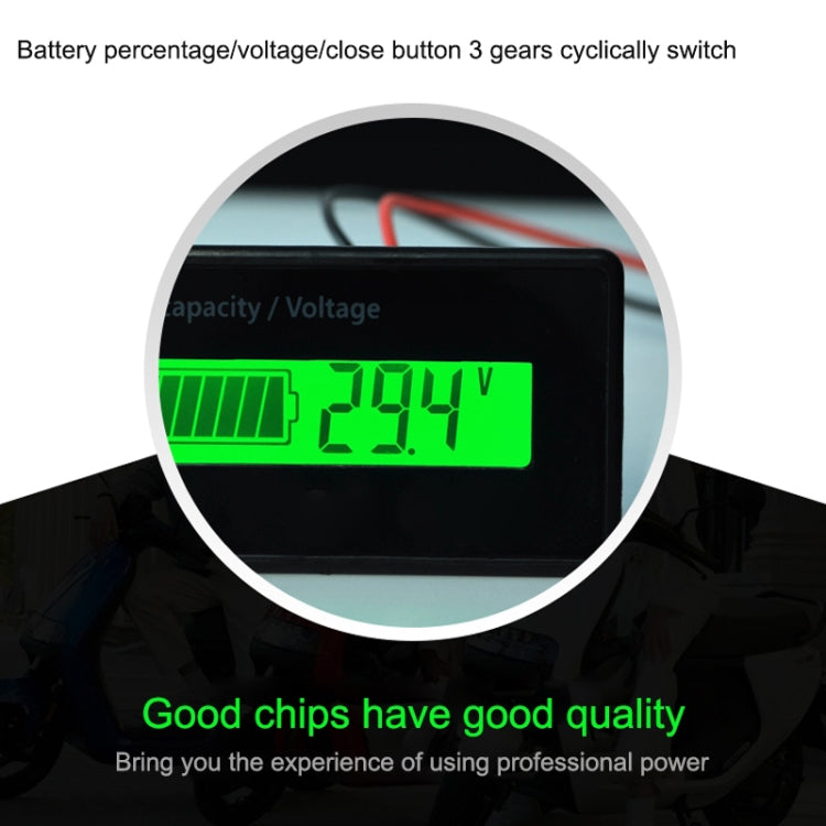 H5 12V-48V Lead-acid Battery Voltage Tester Percentage Voltmeter Gauge Lithium Battery Status Monitor, 12V-48V White Light, 12V-48V Blue Light, 12V-48V Green Light – Durable Build, Easy to Use
