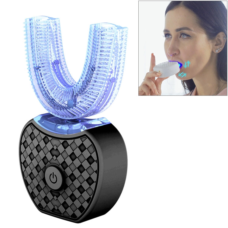 Vwhite 3 Cleaning Modes Silicone Electric Automatic Beauty Tooth Instrument Black