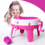 40 Needles DIY Children Knitting Machine Children Knitting Toy – Durable Build, Easy to Use Default Title
