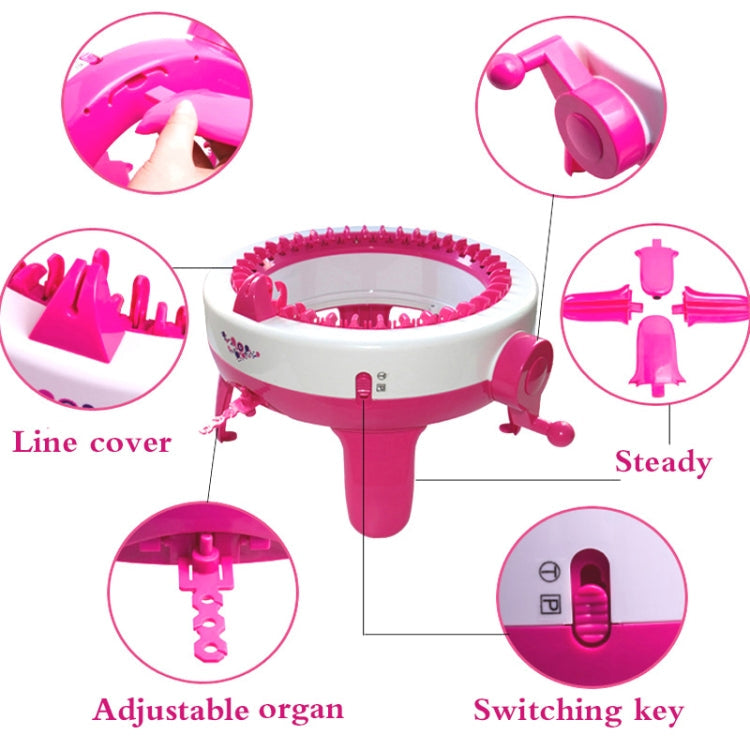 40 Needles DIY Children Knitting Machine Children Knitting Toy – Durable Build, Easy to Use