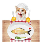 Simulation Fish Toy Funny Cat Toy Fish Stuff Scratching Post Board Toy, Small Size: 21.5 x 8.0 x 5.0cm, Size: 21.5x8.0x5.0cm