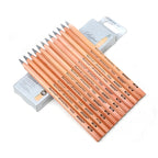 12pcs Drawing Writing Sketch Wooden Pencil Pre-sharpened 2B Art Graphite Pencils, 2B 2B