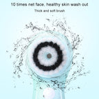 1.2W USB Charging Electronic Cleaning Face Beauty Instrument Pores Nose Blackhead Facial Cleansing Brush, 6 in 1 – Durable Build, Easy to Use
