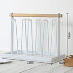 Iron Kitchen Cup Holder Drain Shelf