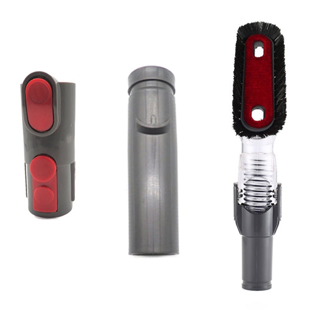 XD996 3 in 1 Handheld Tool Bendable Anti-static Suction Head Kits D931 D928 D907 for Dyson V6 / V7 / V8 / V9 / V10 Vacuum Cleaner, XD996 XD996