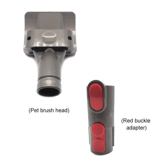 XD990 2 in 1 Handheld Tool Replacement Pet Brush Kits D913 D931 for Dyson V6 / V7 / V8 / V9 / V10 Vacuum Cleaner, XD990