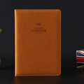 A5100 Pages Leather Soft Cover Notebook A5100 Pages Leather Soft Cover Notebook Pocket Memo Brown