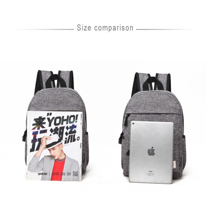Universal Multi-Function Canvas Cloth Laptop Computer Shoulders Backpack Students Bag for 13-15 inch, Size: 36x25x10cm – Durable Build, Easy to Use