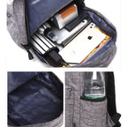 Universal Multi-Function Canvas Cloth Laptop Computer Shoulders Backpack Students Bag for 13-15 inch, Size: 36x25x10cm – Durable Build, Easy to Use