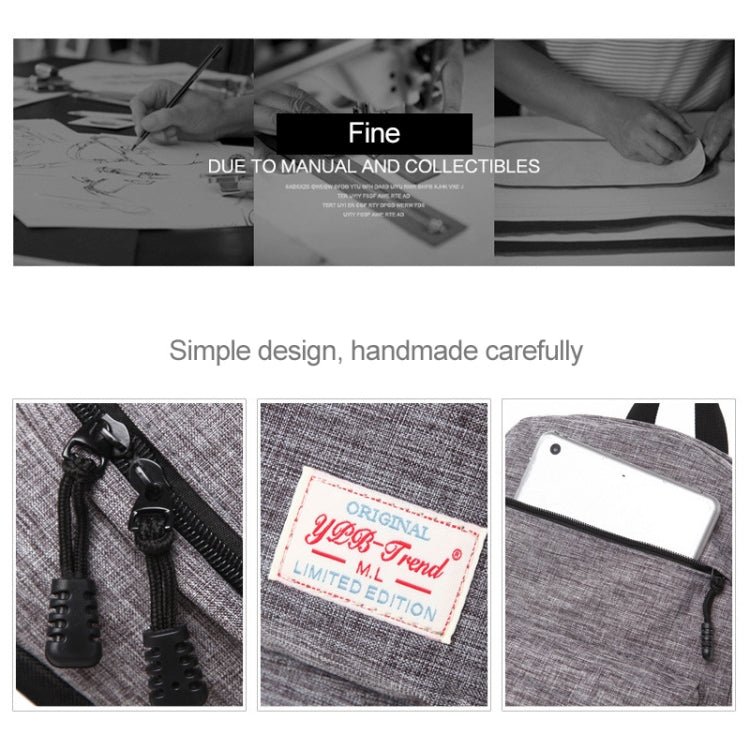 Universal Multi-Function Canvas Cloth Laptop Computer Shoulders Backpack Students Bag for 13-15 inch, Size: 36x25x10cm – Durable Build, Easy to Use