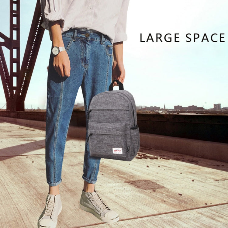Universal Multi-Function Canvas Cloth Laptop Computer Shoulders Backpack Students Bag for 13-15 inch, Size: 36x25x10cm – Durable Build, Easy to Use
