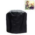 Outdoor Anti-UV Waterproof Dust-proof 210D Oxford Cloth BBQ Cylindrical Protective Bag Charcoal Barbeque Grill Cover, Size: 71x73cm, Size: 71x73cm Size: 71x73cm