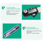 Digital Display Angle Finder Meter Protractor Goniometer Ruler, Measure Range: 500mm, 500mm Ruler