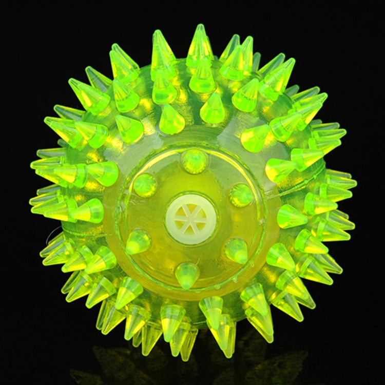 Dog Toy Balls for Pets Color Pet Flashing Ball Glowing Elastic Ball Dog Toy Ball Rubber Acoustic Mimo Bite Toys , Small Size,Random Color Shape Delivery, Small Size