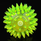 Dog Toy Balls for Pets Color Pet Flashing Ball Glowing Elastic Ball Dog Toy Ball Rubber Acoustic Mimo Bite Toys , Small Size,Random Color Shape Delivery, Small Size