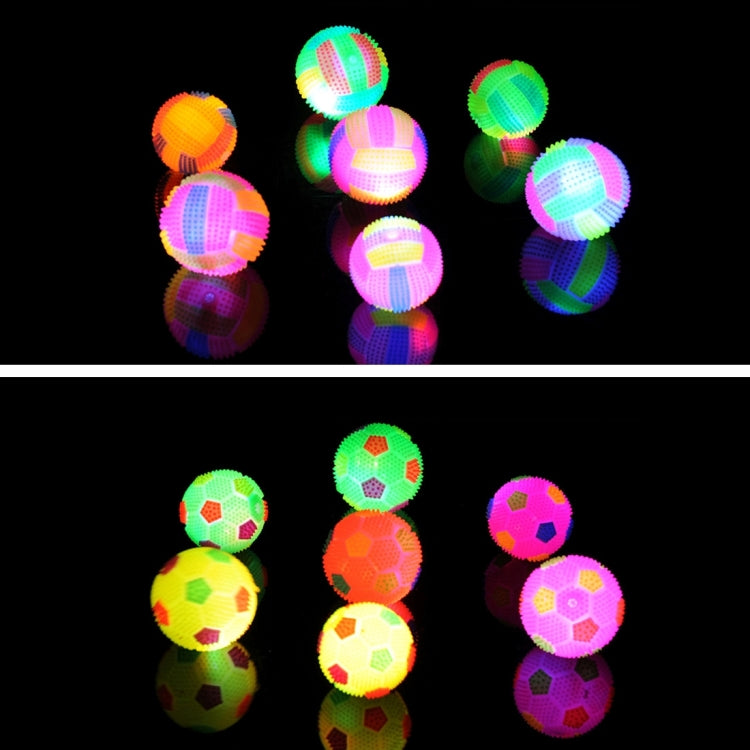 Dog Toy Balls for Pets Color Pet Flashing Ball Glowing Elastic Ball Dog Toy Ball Rubber Acoustic Mimo Bite Toys , Small Size,Random Color Shape Delivery, Small Size