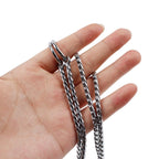 50cm x 4mm Pet P Chain Pet Collars Pet Neck Strap Dog Neckband Snake Chain Dog Chain Dog Collar, 50cm x 4mm
