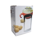 Stainless Steel Manual Pumpkin Potato Ricer Masher with Broad and Ergonomic Horizontal Handle, Single layer stainless