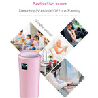 Small-3 2W Humidifier Moisture Meter Moisturizing Instrument with LED Night Light, Water Tank Capacity: 260ml